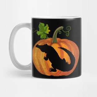 Crocodile in pumpkin Mug